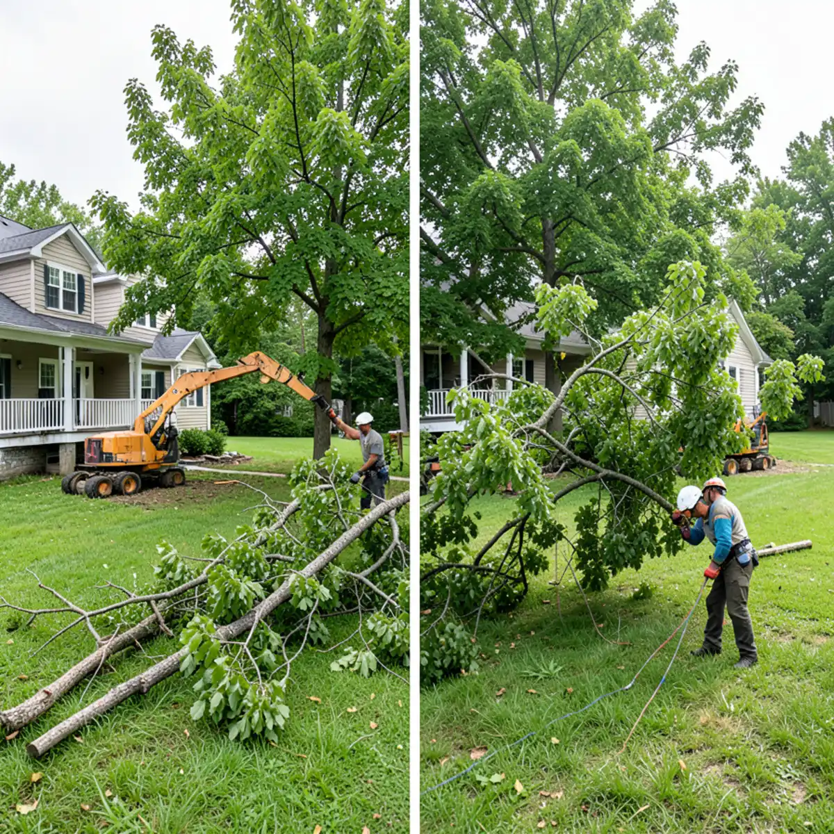 Illustration for What If My Neighbor's Tree Falls on My House?