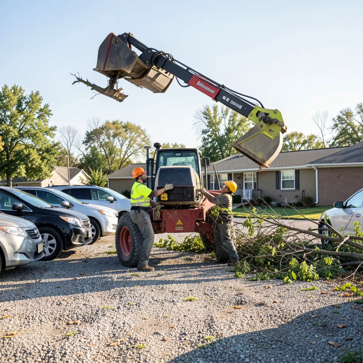 Controlled canopy rigging in East Lansing