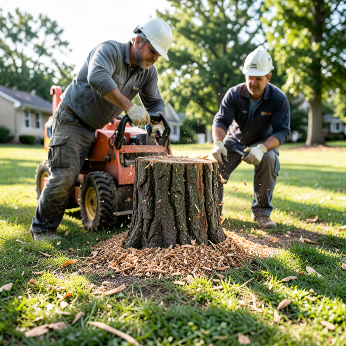 Stump Grinding technical execution in Ingham County